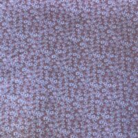 Jersey Print - Hvide blomster på rosa baggrund
