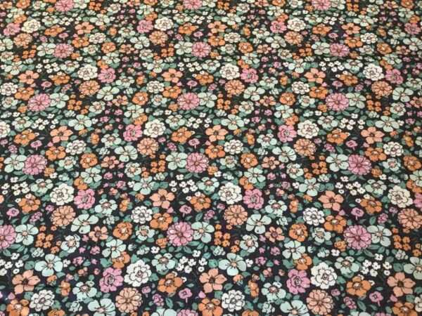 Poplin - Blomster eng