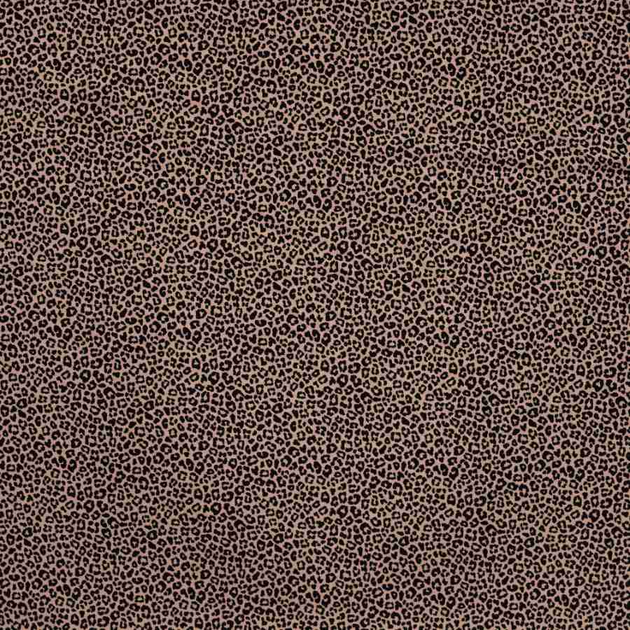 Jersey Print - Leopard Salmon