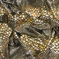 Folie med slangeskin - Guld