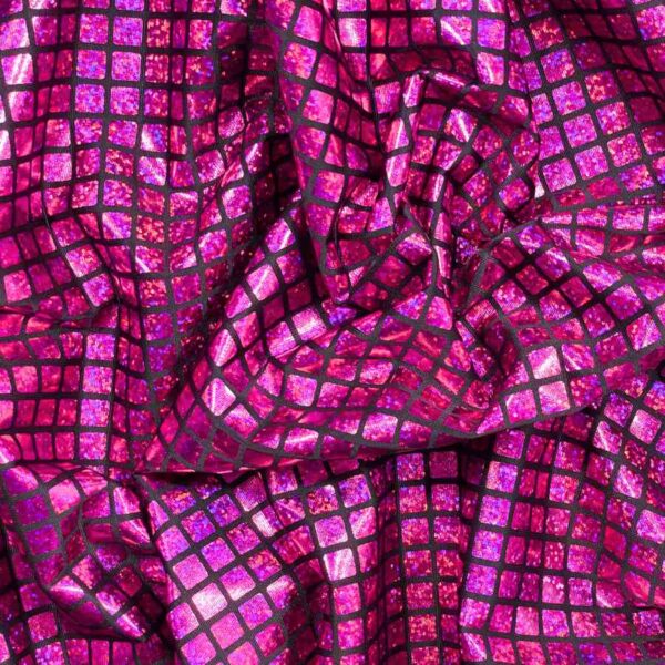 Folie med firkanter - Pink