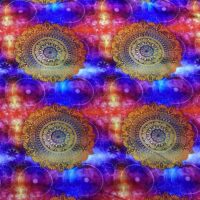 Viscose Lycra - Mandala mønster