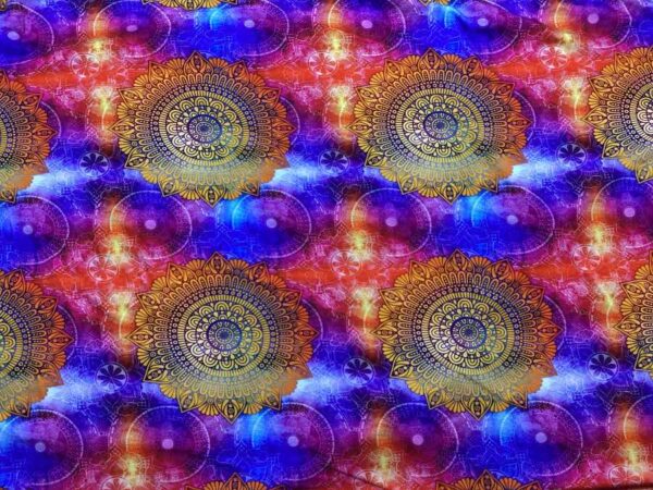 Viscose Lycra - Mandala mønster