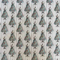 Patchwork stof - Kjole og gine