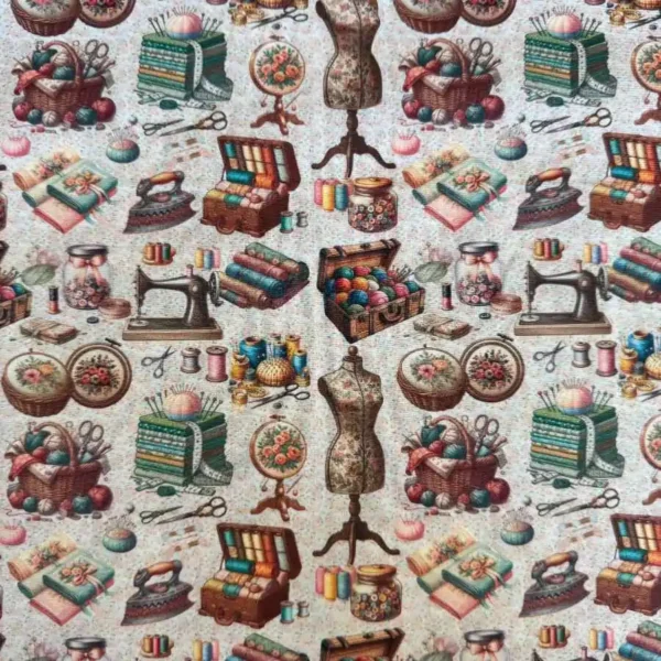 Patchwork stof - Sy tilbehør