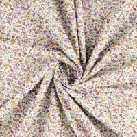 Patchwork stof med flotte små blomster 3
