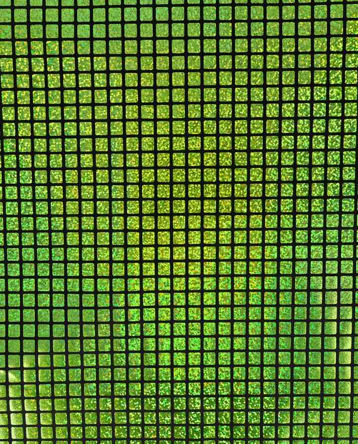 Folie med firkanter - Lime