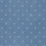 Denim Jacquard med hjerter - lys