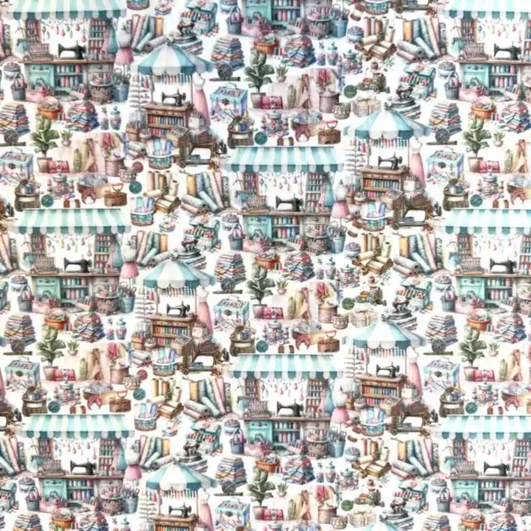 Patchwork stof - Sy marked