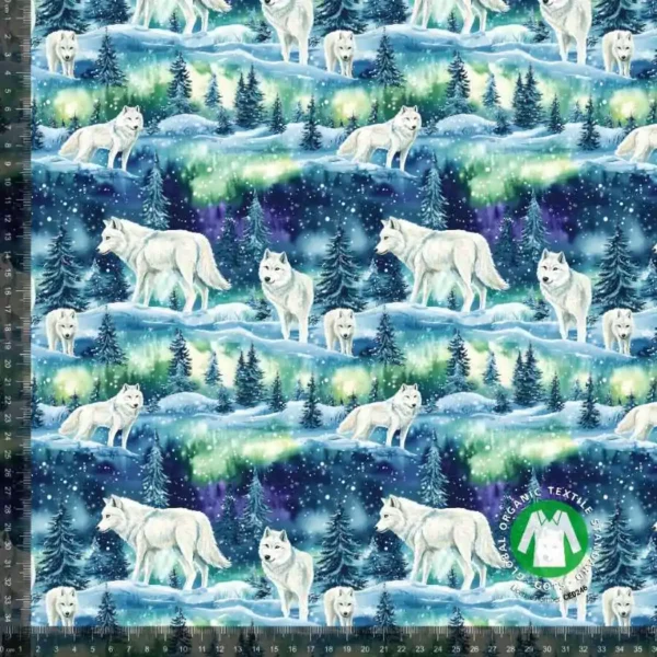 Jersey print med polar ulve