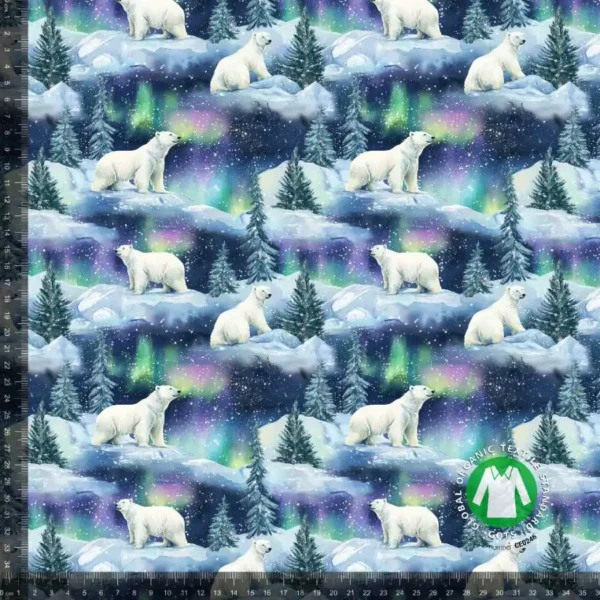 Jersey print med polar bjørne