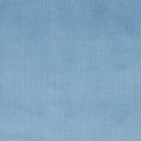 Bredriflet fløjl - Blå