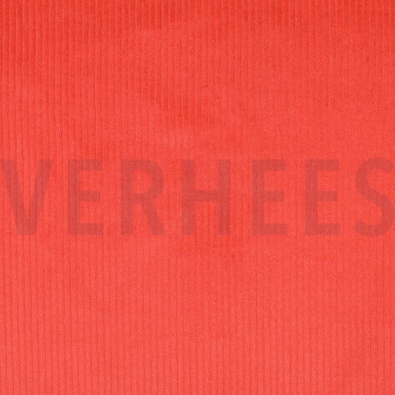 Bredriflet fløjl - Orange