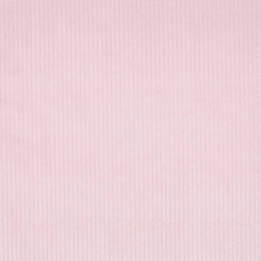 Bredriflet fløjl - Lys Rose