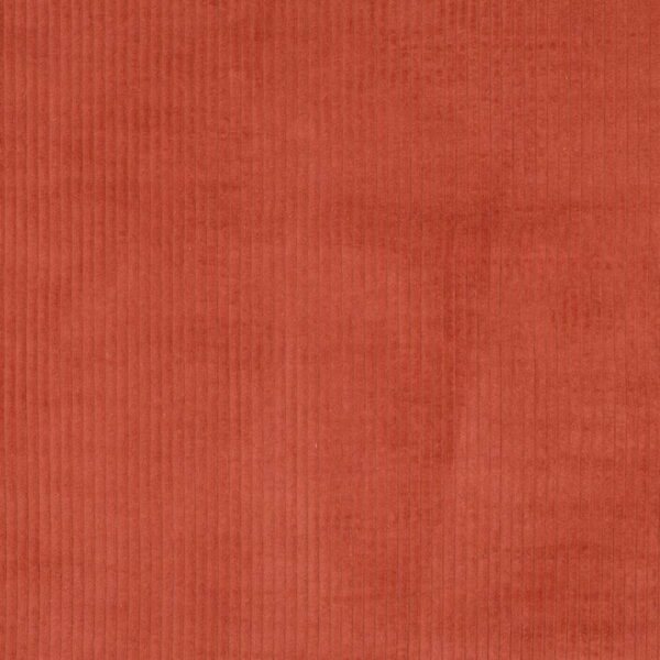 Bredriflet fløjl - Orange