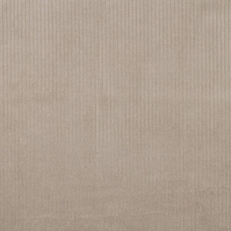 Bredriflet fløjl - Lys Sand