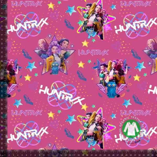 Jersey print med K-POP -pink