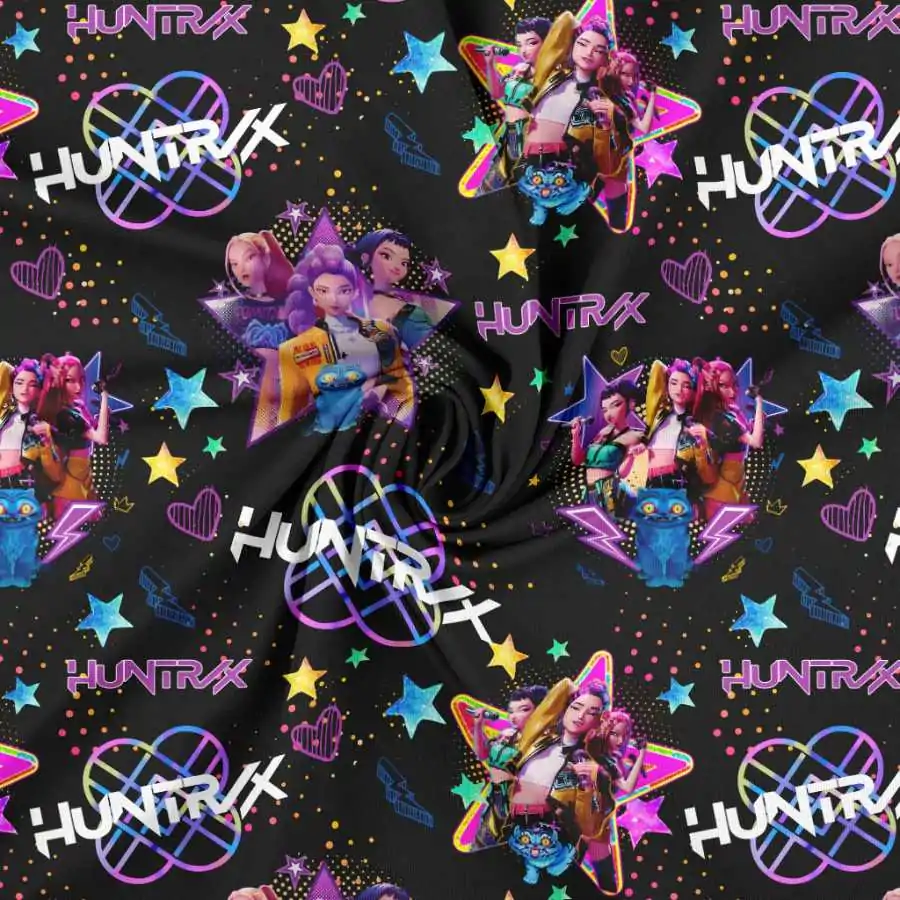 Jersey print med K-POP -sort