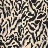 Heavy Satin Stretch - Dyreprint Zebra