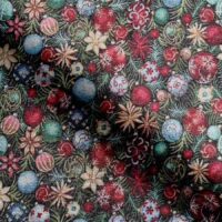 Gobelin med julepynt