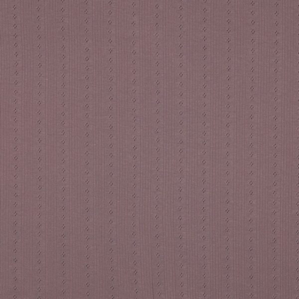 Jersey med hulmønster - Mauve