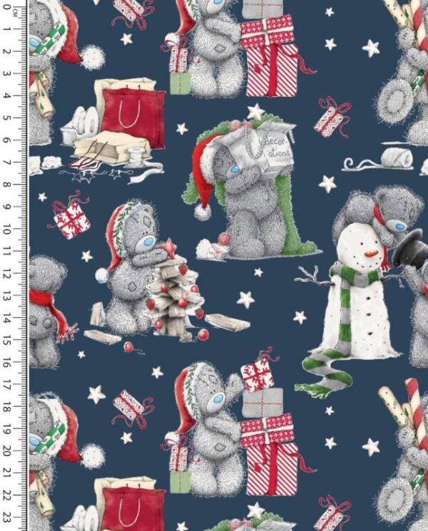 Jersey print - Julebamser blå