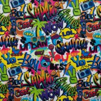 Kraftig jogging - Slang på hvid baggrund