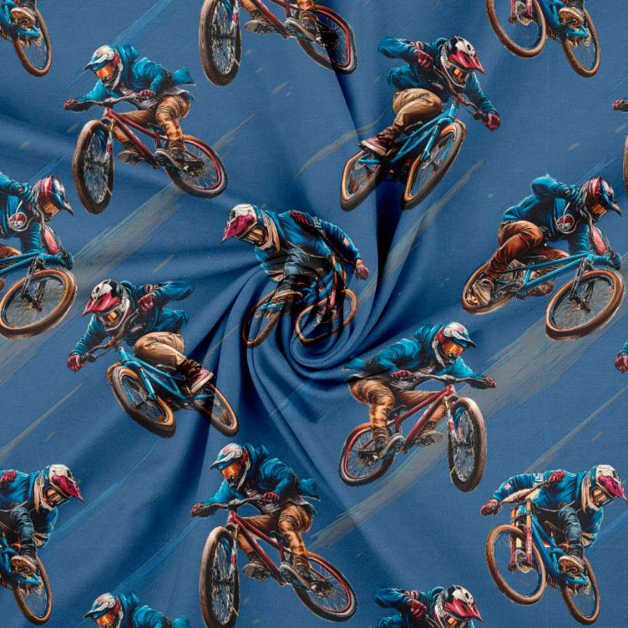 Jersey print med BMX tema - Billede 3