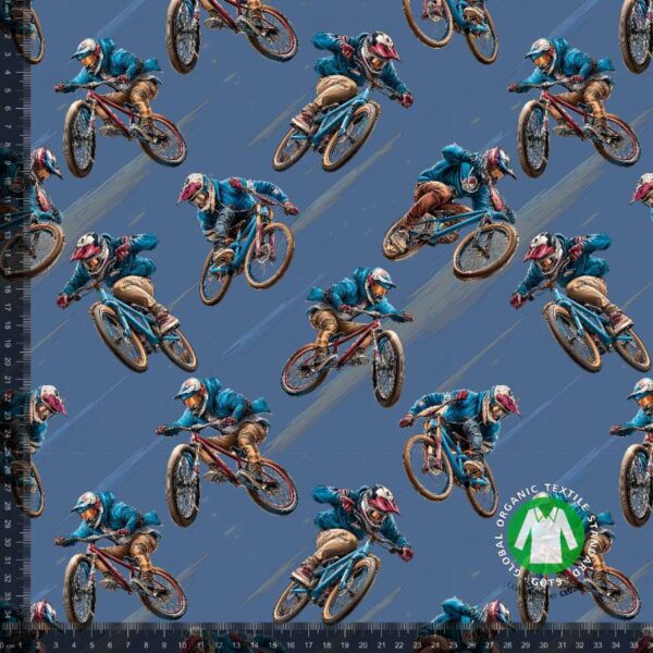 Jersey print med BMX tema
