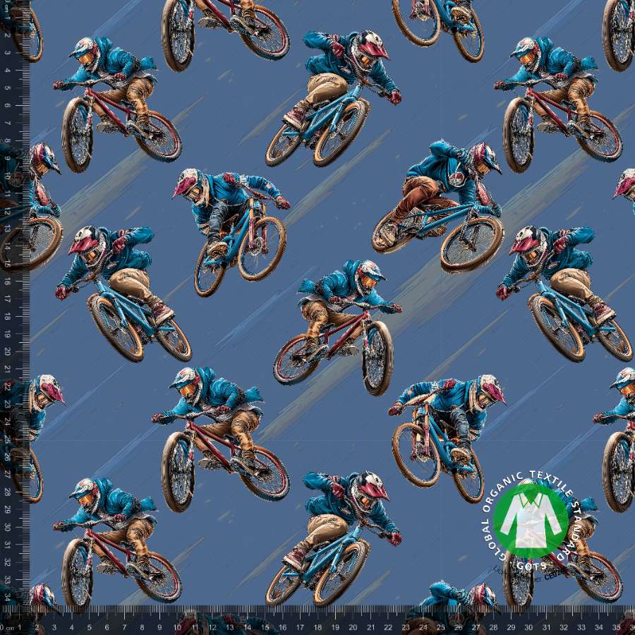 Jersey print med BMX tema