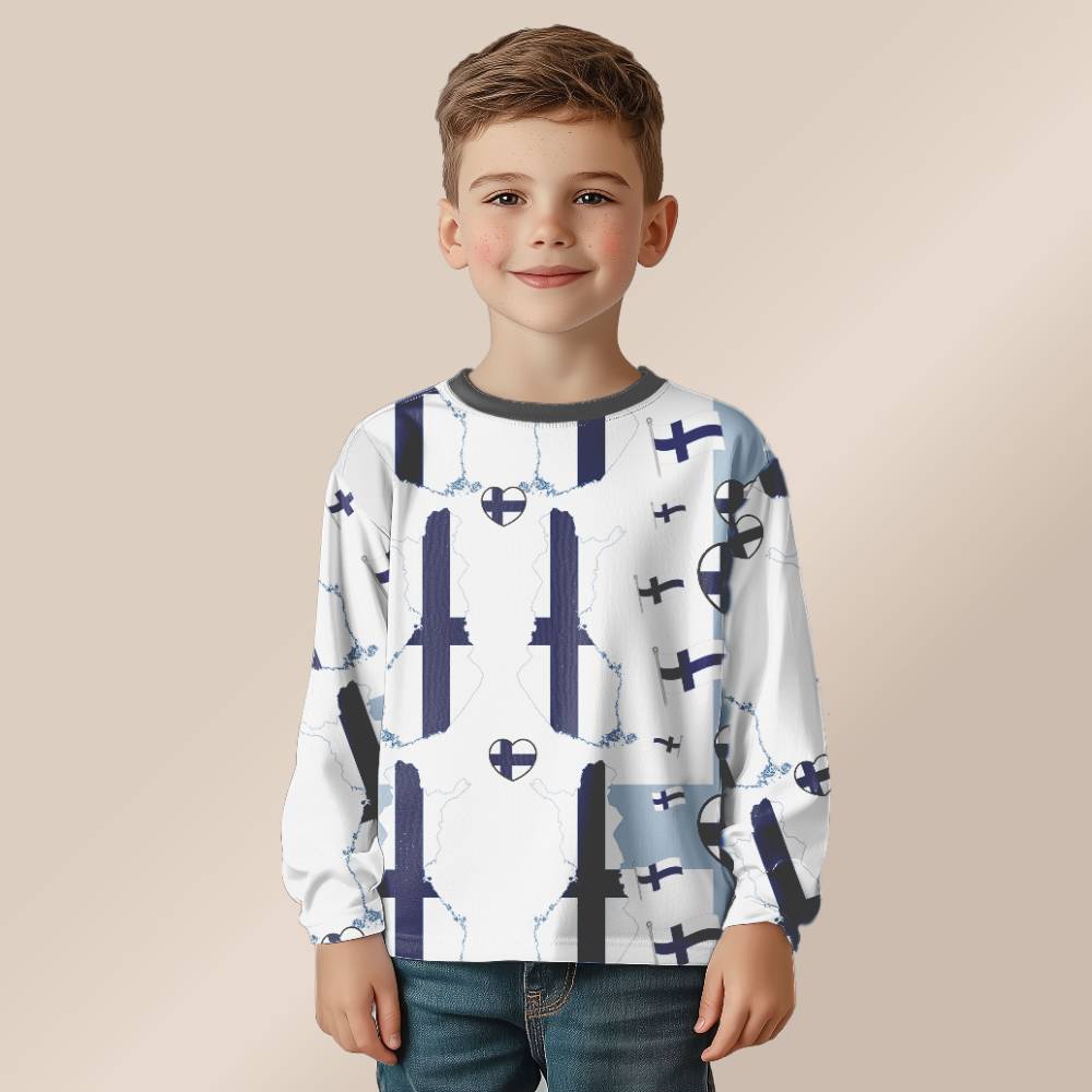 Jersey print med Finland tema - Billede 4