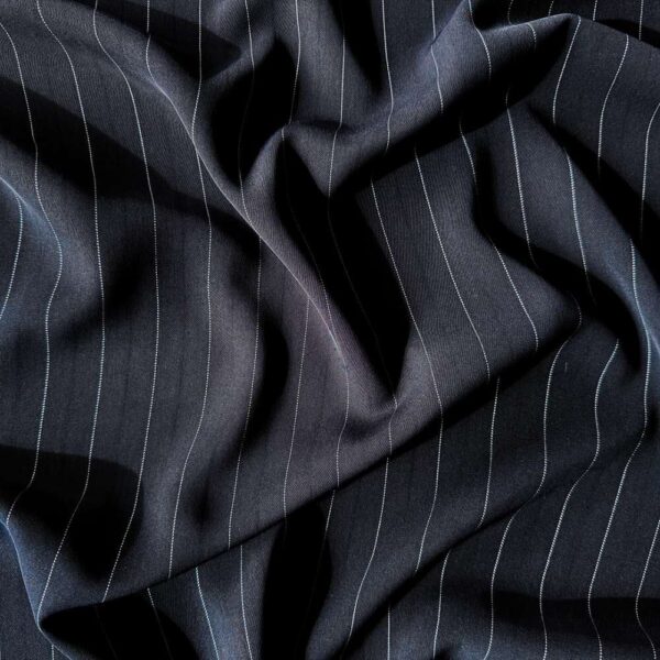 Marineblå pinstripe