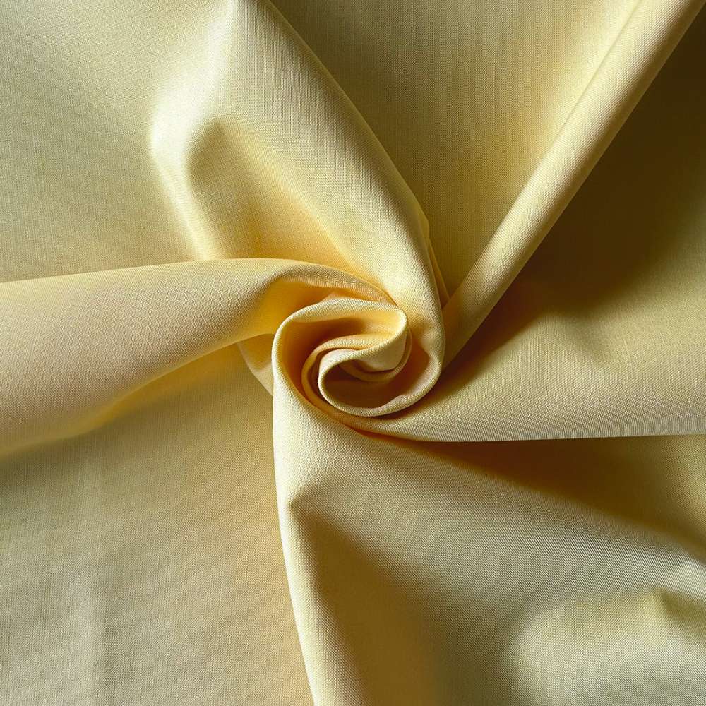 Lysegul poplin - Billede 3