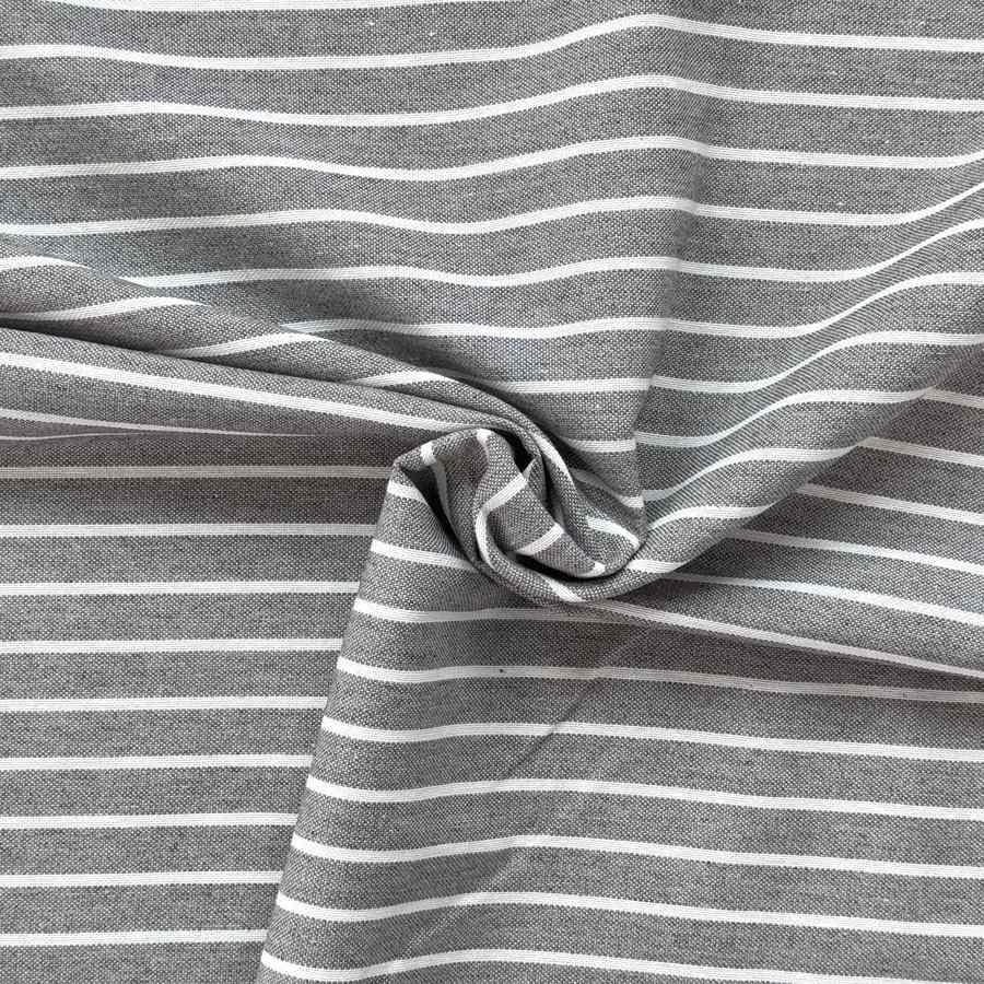 Halvpanama - smalle striber linen - Billede 2