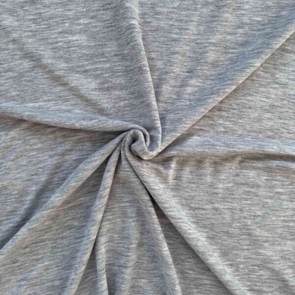 Merino wool jersey - gråmeleret 1