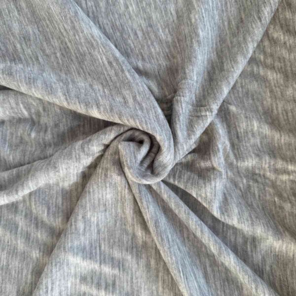 Merino wool jersey - gråmeleret 2