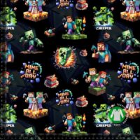 Jersey print med gamer pixel - sort