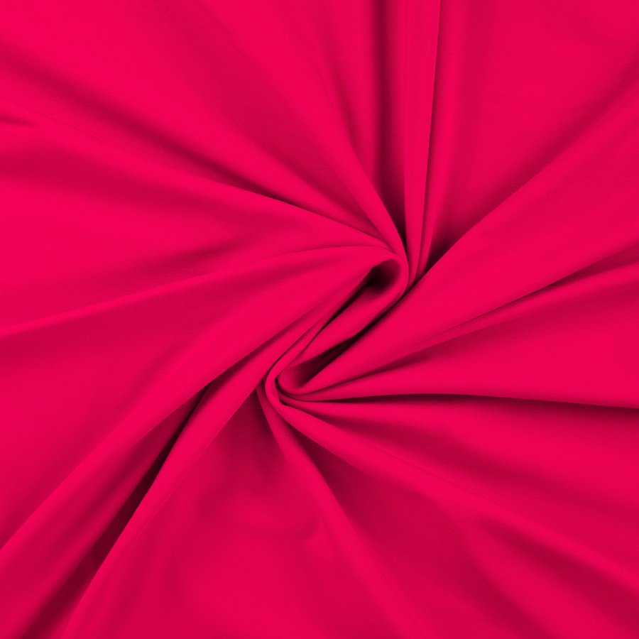 Bomulds jersey - Klar fuchsia