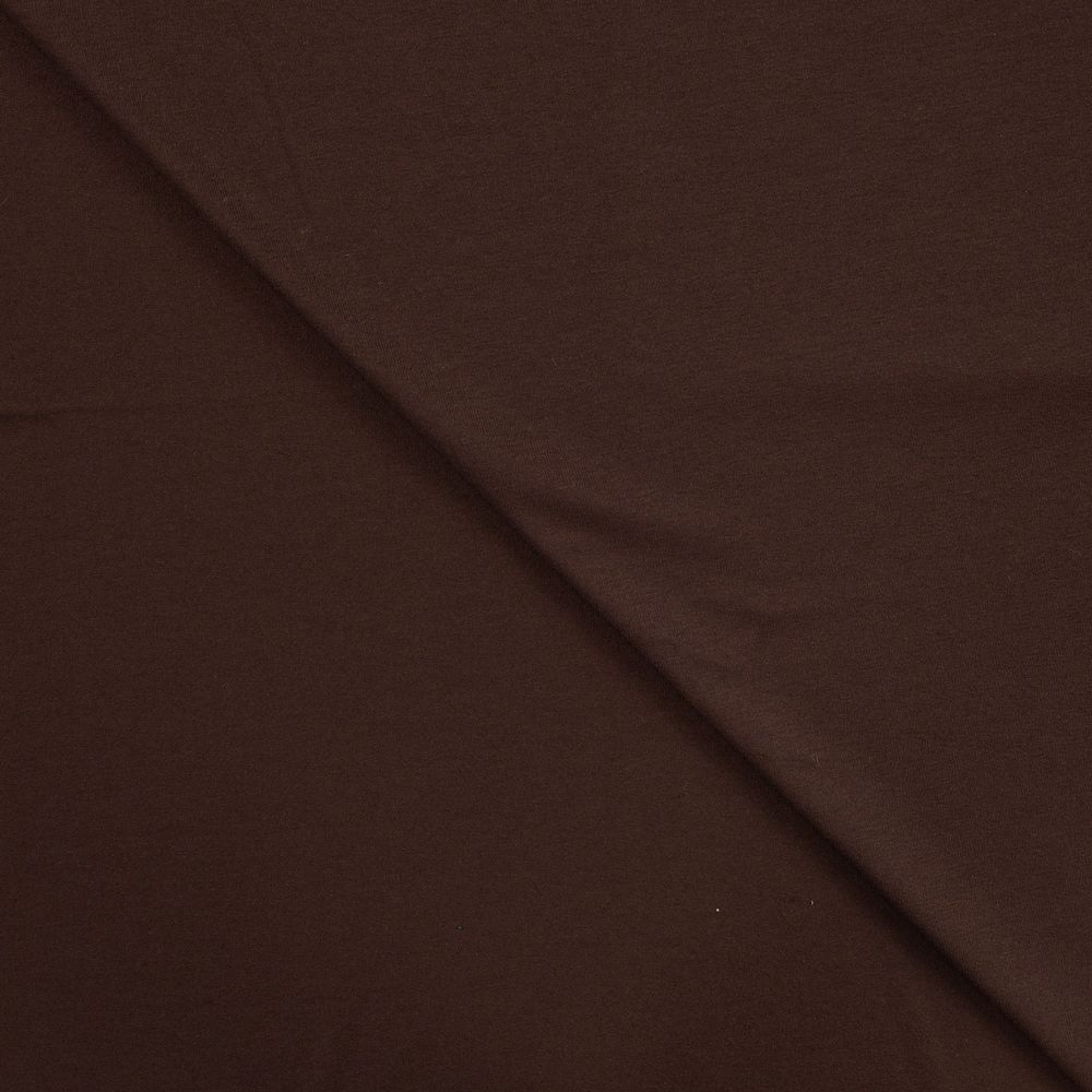 Viscose Jersey Dark Brown - Billede 3