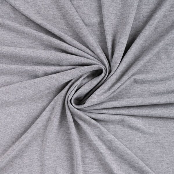 Viscose Jersey Mid Grey Melange