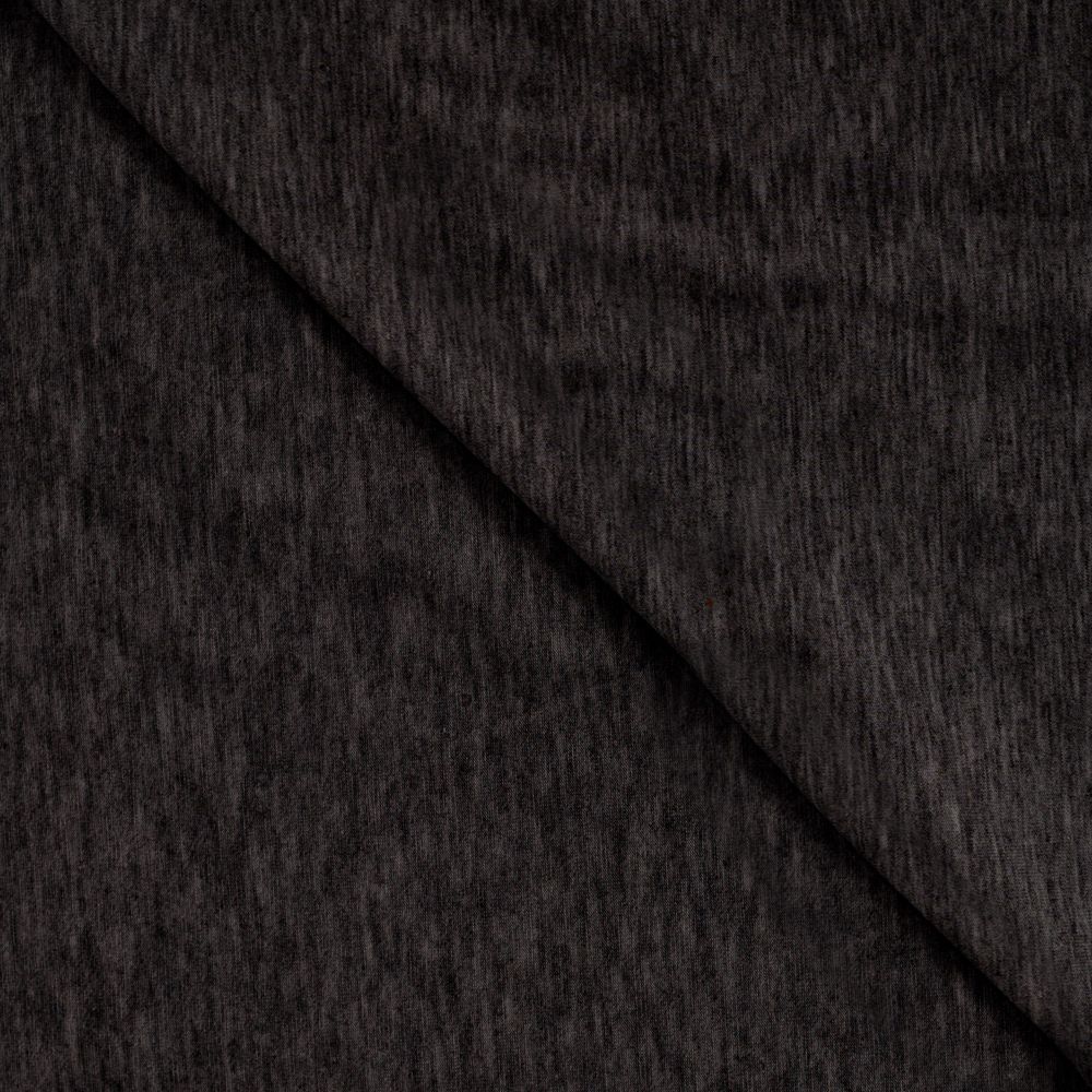 Viscose Jersey Dark Grey Melange - Billede 3