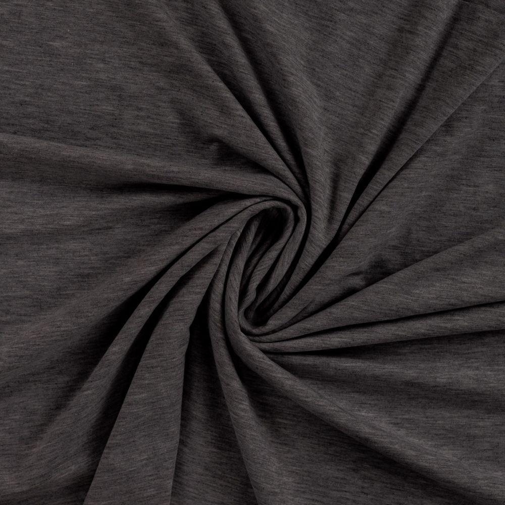 Viscose Jersey Dark Grey Melange