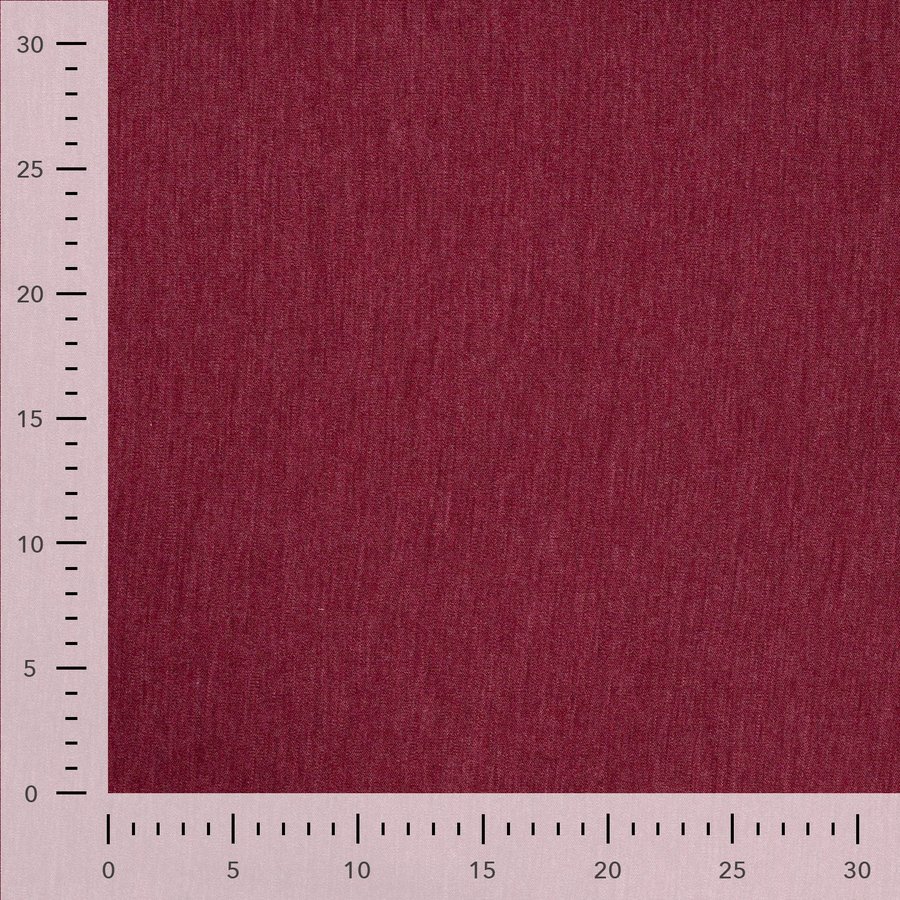 Merino uld jersey - Bordeaux meleret - Billede 4