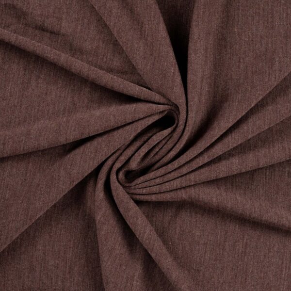 Merino uld jersey - Taupe meleret