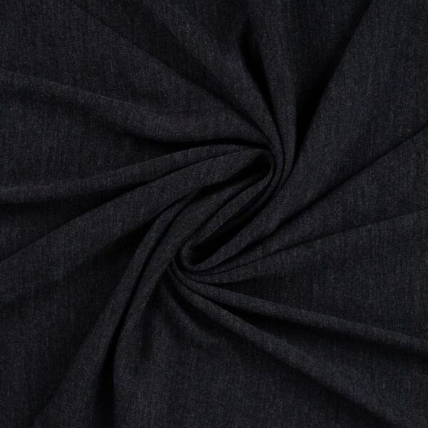 Merino uld jersey - Antracit meleret