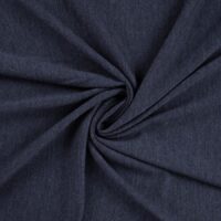 Merino uld jersey - Navy meleret