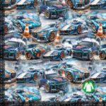 Jersey print med street cars