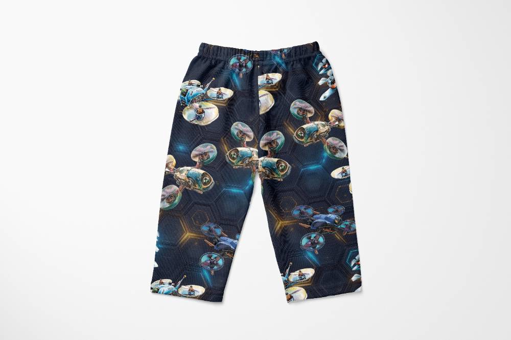 Jersey print med droner - Billede 2