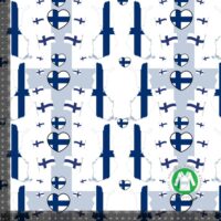 Jersey print med Finland tema