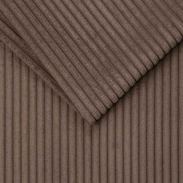 Møbelvelour rillet - Taupe